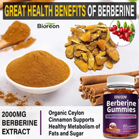 Gummies de berbérine de haute qualité OEM enrichies à la cannelle de Ceylan et au chardon-Marie – Soutien optimal pour la santé des adultes – Offres OEM