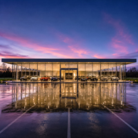Edificio Comercial Prefabricado de Acero y Vidrio, Sala de Exposiciones de Autos Metálica Personalizada, Centro Comercial, 2 Años de Garantía, Entrega Rápida