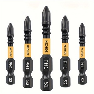 Kezhide Phillips Head <b>Screwdriver</b> <b>Bit</b> <b>Set</b> PH1 S2 Steel High Torque Impact Grade Professional Repair Tool - Product Image 1