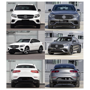 Accessoires de vente d'usine pour <span class=keywords><strong>MERCEDES</strong></span>-BENZ GLC coupé x253 à <span class=keywords><strong>amg</strong></span> 63 s 2016-2019 kit de carrosserie de pare-chocs de voiture - Product Image 2