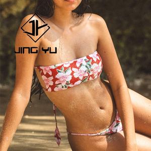 Traje de Baño OEM Personalizado, Micro Bikini Profesional con Impresión a Doble Cara, Bikini Sostenible de Material Reciclado para Playa - Product Image 3