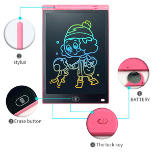 Tablettes de dessin électroniques numériques pour enfants X1016, tablettes d'écriture LCD de 8,5 pouces, bloc-notes, tablettes de graffiti de 10 à 12 pouces, <span class=keywords><strong>Scribbler</strong></span> pa - Product Image 4