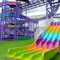 Desain Atraksi Taman Bermain Luar Ruangan Khusus Anak-Anak dengan Lengkungan Spiral Besar, Dilengkapi Peralatan Kelas Komersial Bersertifikat