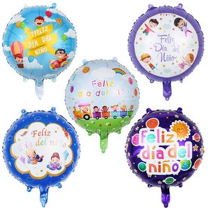 Vente en gros de ballons de <span class=keywords><strong>film</strong></span> d'aluminium espagnols écologiques de <span class=keywords><strong>18</strong></span> pouces décoration de fête de festival d'Amérique du Sud pour la fête des enfants - Product Image 1
