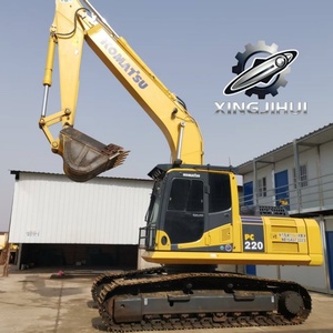 Excavatrice d'occasion Komatsu 220-8, marque japonaise d'origine, 22 tonnes, sur chenilles en caoutchouc, grande taille, modèle 2023, godet de 1,1 m - Product Image 2