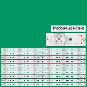 HX-NO.204 Garanti SW50D06A-ZC14CG-02 303SW500031 Rétroéclairage TV en aluminium d'origine pour réparation de téléviseurs - Product Image 2