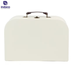 Mini valise moderne au design original à prix raisonnable, boîte de rangement en carton pour rouge à lèvres et cadeaux avec poignée - Product Image 5