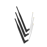 Module d'intérieur Wifi Booster avec antenne Omni trapue 5DB Antenne Zigbee en caoutchouc sans fil pour la communication