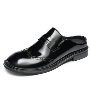 Chaussures pour hommes en cuir véritable, design original de haute qualité, dernières tendances, adaptées aux occasions formelles, décontractées et élégantes. - Product Image 3