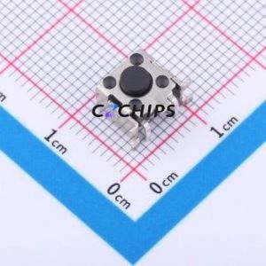 TS-1045AD-A2B3-D2 Tactile Switch SMD Switch Single Pole Single Throw Round Button 2.5N Horizontal Mount - Product Image 1