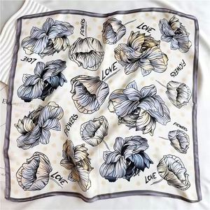New Spring Jacquard Printed Fashion Small <b>Scarves</b> Women Wholesale Luxury 100% Pure <b>Silk</b> Square <b>Scarf</b> - Product Image 4