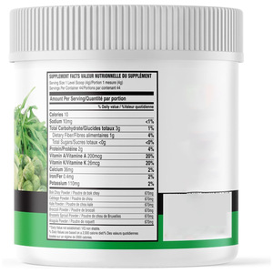 Poudre de superaliments crucifères OEM, mélange vert, 150g, chou, chou frisé, brocoli, chou de Bruxelles, rucula, bok choy, vitamine <span class=keywords><strong>K</strong></span>, minéraux - Product Image 2