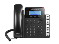 Téléphone IP d'entreprise GrandStream GXP1628, 2 lignes SIP, Gigabit, 8 touches BLF, conférence 3 voies, PoE, EHS, voix HD, OS Linux, compact pour bureau