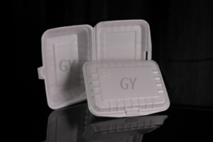 Recipientes desechables de espuma para alimentos Cajas de espuma de un solo uso Cajas para llevar de espuma Bandejas desechables de espuma Vajilla de espuma - Product Image 5