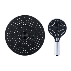 Juego de Ducha de Techo Royal Sidan con Pantalla Gigante, Panel Redondo de 12 Pulgadas con Cabezal de Ducha Manual de Tres Velocidades, Montado en la Pared - Product Image 2