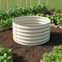 Grand bac à plantes de jardin en acier galvanisé robuste, écologique, résistant aux intempéries et à la rouille, pour jardin, patio, cour arrière