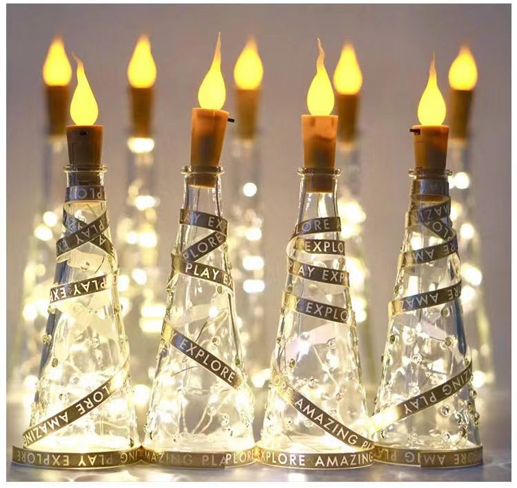 Flame LED Candle Head Battery Operated Plastic Indoor Rechargeable Remote Control Stopper Light Stri