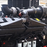 200kW 300kW 400kW 450kW 470kW Wassergekühlter Dieselgenerator 24V Elektrostart Offener Rahmen für Industrie Gewerbe Rechenzentren