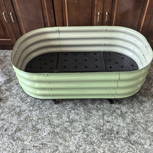 <span class=keywords><strong>Bac</strong></span> <span class=keywords><strong>à</strong></span> légumes surélevé imperméable, grandes jardinières pour légumes, pots de fleurs d'<span class=keywords><strong>extérieur</strong></span> avec plateau - Product Image 2