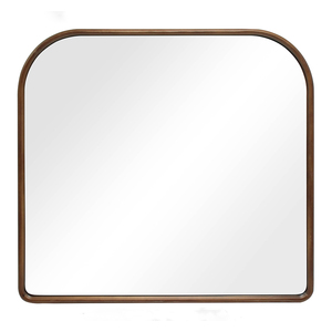 Marco de espejo de pared de madera con arco de estilo clásico moderno para dormitorio, hogar, hoteles, restaurantes - Product Image 5