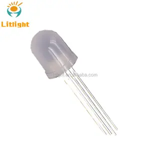 with IC built-in WS2811/WS2812 4 pins Through Hole type F5 F8 Dip 5mm/8mm RGB LED Diode WS2812D-F8 WS2812D-F5