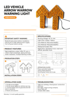 Feu de signalisation directionnel LED solaire portable haute visibilité en plastique, 2000 m, 3 kg, ambre, pour véhicules