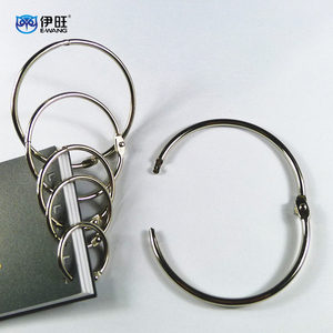 Anillos de encuadernación de libros de plata de 1 pulgada de acero inoxidable YIWANG, anillos de encuadernación de hojas sueltas para álbum de fotos artesanal DIY - Product Image 1