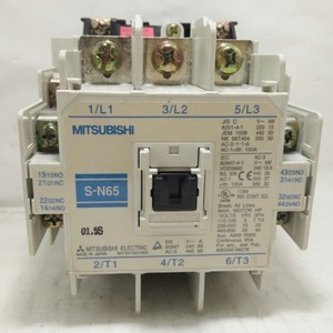 Contacteur Mitsubishi S-N65 AC110V AC220V AC440V 3 pôles, relais industriel du Japon - Product Image 1
