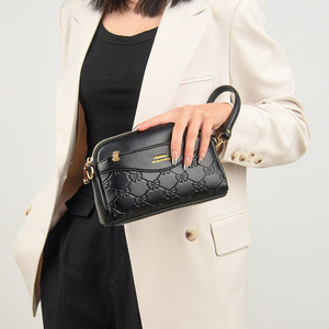 Women Branded Trend Hand Bag Female Causal Shoulder Handbags Embroidery Thread <b>Small</b> PU Leather Crossbody Bags - Product Image 4