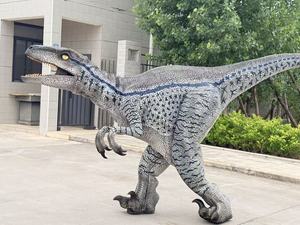 Animatrónicos de Halloween, Dinosaurio Mecánico de Tamaño Real con Patas Ocultas, Disfraz de Raptor Caminante para <span class=keywords><strong>Parque</strong></span> <span class=keywords><strong>Temático</strong></span> <span class=keywords><strong>Jurassic</strong></span> <span class=keywords><strong>World</strong></span> - Product Image 3