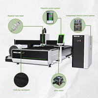 Máquina de Corte Láser de Fibra Automática para Tubos y Láminas, Cortadora CNC de Metal para Corte de Placas de Acero y Tuberías