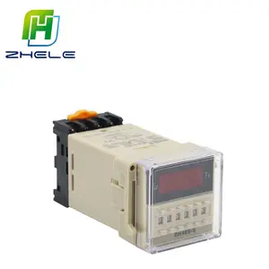 Chất Lượng Cao DH48S-S DH48S-2ZH Hiển Thị Kỹ Thuật Số Thời Gian Chuyển Tiếp 220V Chậm Trễ Chuyển Đổi Có Thể Điều Chỉnh Chu Kỳ Thời Gian