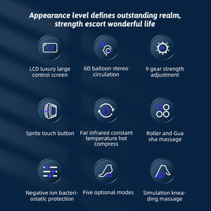 OEM ODM ZL Z536W Santé Air Pression Chauffage Orteils Talons Points d'acupuncture Gratte-pied électrique Stimulation des chutes Masseur - Product Image 3