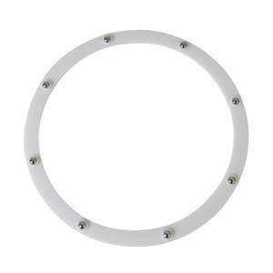 Qinfeng Steel Ball Ring 7-Inch Outer Diameter White Plastic Subrack Frame For <b>Display</b> <b>Racks</b> - Product Image 5