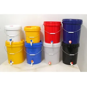 Hot Sale High Quality Widely Use Food Grade Plastic Bucket With Tap