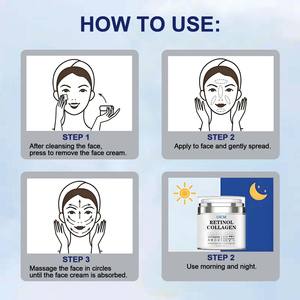 <span class=keywords><strong>Crema</strong></span> Antienvejecimiento Avanzada con Retinol y Colágeno - Con Ácido Hialurónico, Niacinamida y Escualano para Arrugas, Poros y Firmeza - Product Image 3