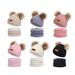 Ensemble <span class=keywords><strong>de</strong></span> gants avec pompons pour enfants <span class=keywords><strong>de</strong></span> 1 à 5 ans, bonnets tricotés pour bébés, cadeaux <span class=keywords><strong>de</strong></span> Noël pour filles et garçons - Product Image 6