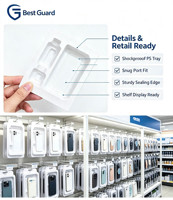 Empaque de Plástico PET Reciclable Personalizado, Cargador de Batería Externa, Estuche Transparente Tipo Concha, Bandeja de Inserción para Productos Electrónicos 3C
