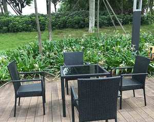 Phong cách hiện đại ngoài trời <span class=keywords><strong>Patio</strong></span> đồ nội thất Bộ <span class=keywords><strong>wicker</strong></span> mây sofa cắt với đệm ghế - Product Image 3