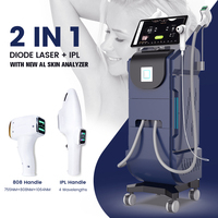 Perfectlaser 2 en 1 755nm 808nm 1064nm Diode Laser et OPT IPL Machine d'épilation au laser professionnelle Système de diodes laser professionnel
