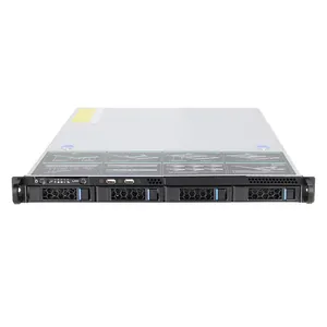 Low Price Used Custom Server 1u 4 Bay 3.5 2.5" Hot Swap Xeon e3 1220 v6 1U PSU 4SFF Rack Storage Server