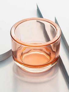 Grand <span class=keywords><strong>Bougeoir</strong></span> en Verre avec Couvercle en <span class=keywords><strong>Bois</strong></span> de Bambou Décor Votif Durable Résistant à la Chaleur Écologique pour la Décoration de la Maison de la Saint-Valentin - Product Image 4