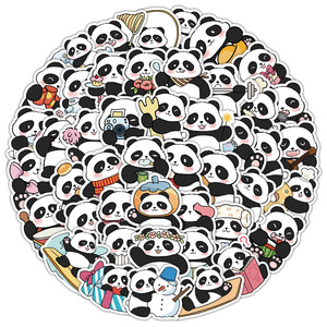 Penjualan terlaris kartun hewan Koleksi stiker lucu hiu dekorasi Desktop stiker tahan air - Product Image 5