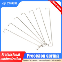 Clips à ressort métalliques en forme de U, sur mesure, en acier inoxydable zingué, formage de fil, forme spéciale pour clavier d'ordinateur