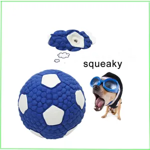 インタラクティブスローストレスエマルジョンスモールきしむトレーニング犬噛むおもちゃボールサッカーテニス犬ローリングボール音付き