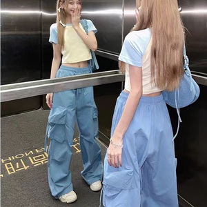 เสื้อครอปท็อปผู้หญิง Y2k รุ่นคัสตอม ผ้าฝ้าย 92% ผสมสแปนเด็กซ์ เสื้อยืดแขนกุดเซ็กซี่สำหรับสาวๆ ใส่หน้าร้อน - Product Image 5