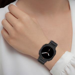 Vente en gros usine – Bracelet de remplacement 2-en-1 en silicone TPU pour Samsung Watch 8 40mm 44mm, boucle sport 20mm entièrement recouvrante - Product Image 6