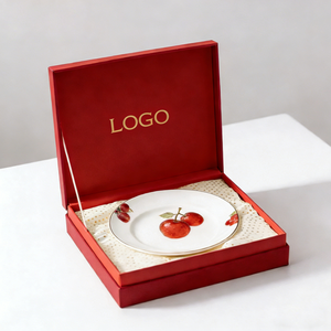 ชุดจานอาหารเซรามิกสีขาวขอบทอง ผลิตโดยผู้ผลิต OEM ตามสั่ง - Product Image 6