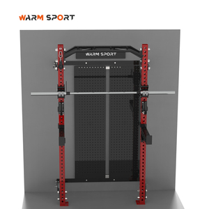 Équipement de gymnastique à domicile multifonctionnel Rack pliable et réglable Rack à squat mural - Product Image 1