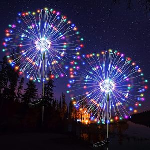 أضواء الألعاب النارية للحدائق الشمسية في الهواء الطلق مقاومة للماء LED Sparklers ألعاب نارية - Product Image 4